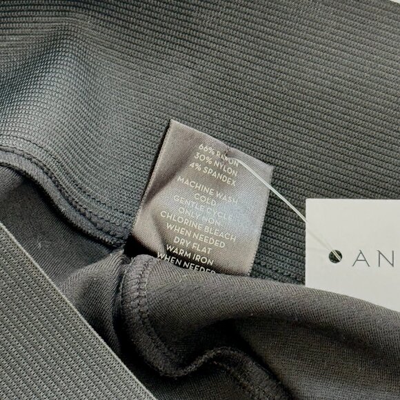 BRAND NEW Ann Taylor black ponte legging skinny pant NWT Womens Size 4 - Picture 5 of 5